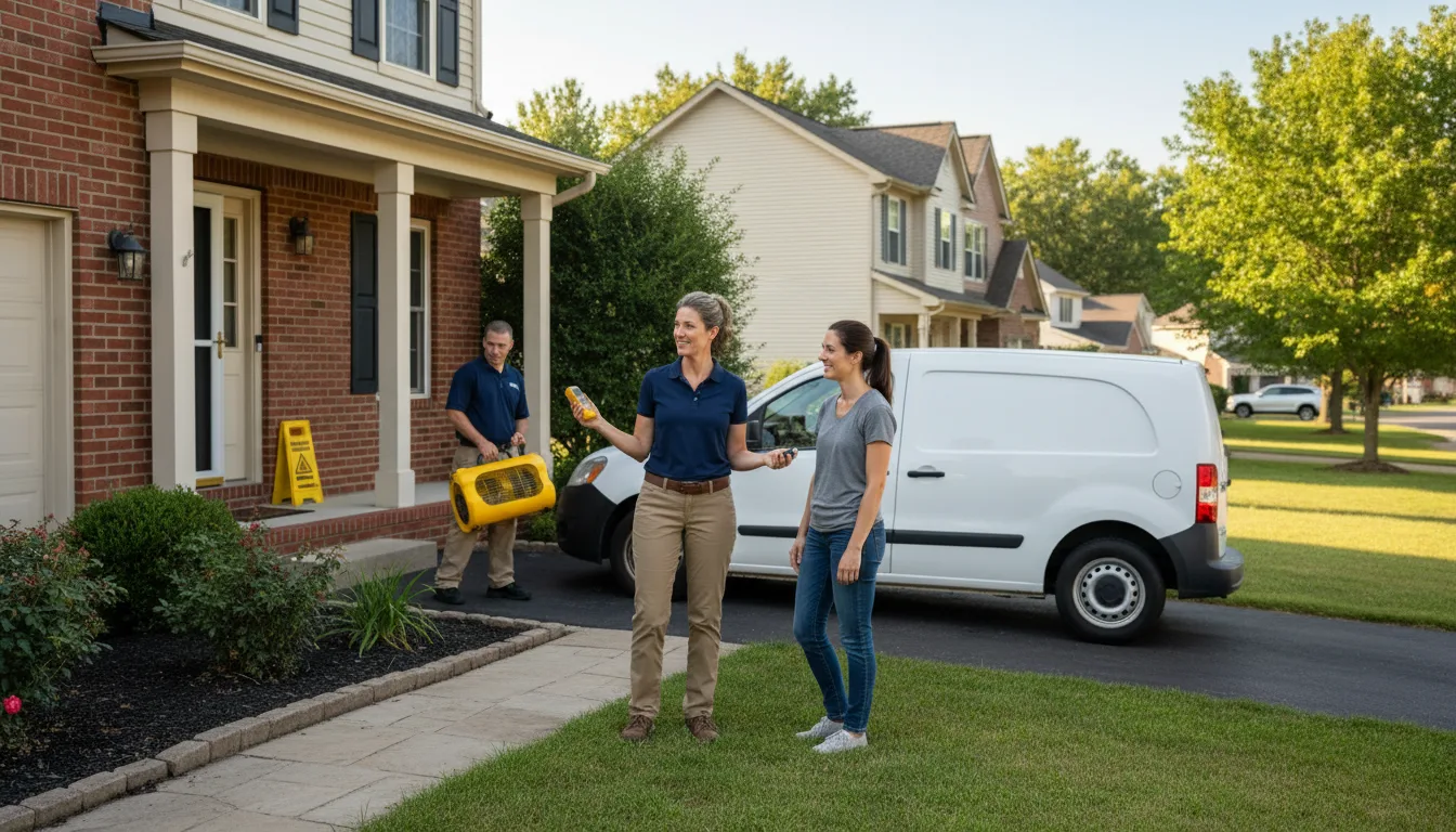 Residential water damage restoration in Sand Coulee, MT